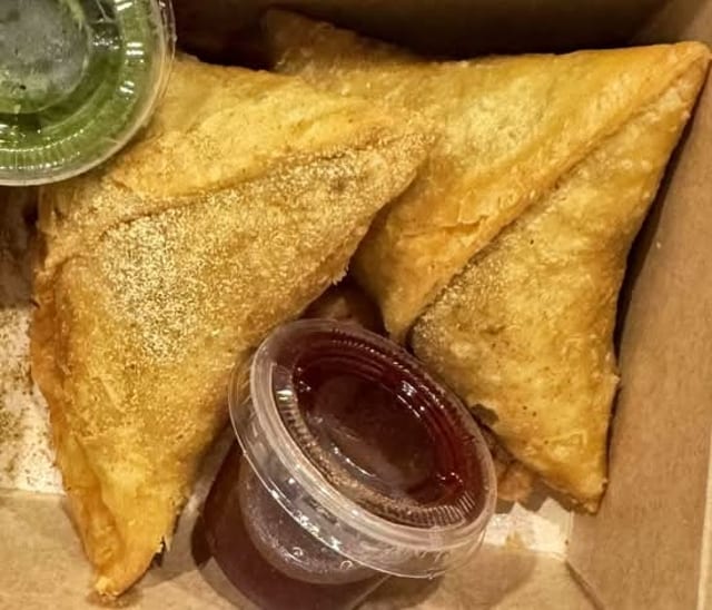Meat Samosa.